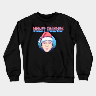 Merry Cagemas Christmas Nicolas Cage Knit Crewneck Sweatshirt